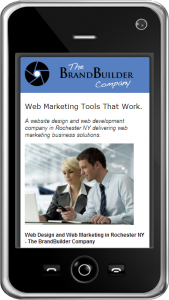 Separate Mobile Website - BrandBuilder Company.